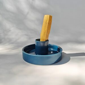 מעמד קרמיקה לפאלו סנטו I כחול